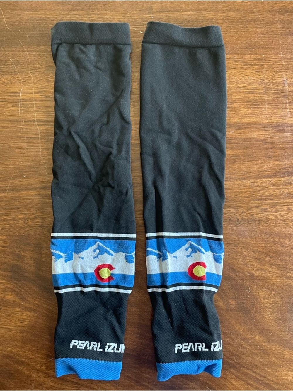 Pearl Izumi Men’s Black Compression Arm Warmer Sleeves size Medium
